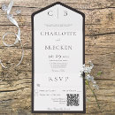 Recherche de bois blanc invitations Noir et blanc
