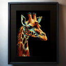 Suche nach abstrakte giraffe poster Bunt