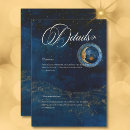 Recherche de croix cosmique cartes invitations Lune de croissant