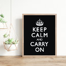 Suche nach behalten sie ruhige krone poster Weiß