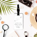 Recherche de wedding planner bagages étiquettes Pour elle