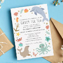 Recherche de sea baby shower invitations Dauphin