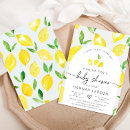 Recherche de citrus baby shower invitations Au de citron