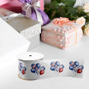 Recherche de nous drapeau rubans Rouge blanc et bleu