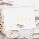 Recherche de real foil invitations Élégant enregistrer la date