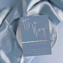 Suche nach its a boy einladungen Blue
