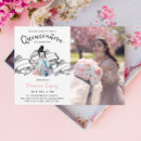 Recherche de silhouette princesse invitations Rose