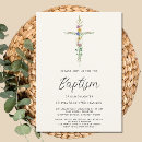 Recherche de floral baptême invitations Rustique