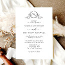 Recherche de crête de famille invitations Minimaliste