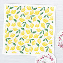Recherche de motif citrons serviettes Moderne