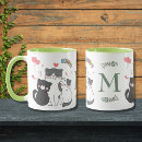 Recherche de gris chat tasses Vert