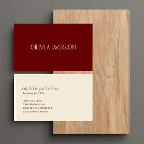 Recherche de beige rouge cartes visite Minimaliste
