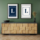 Suche nach blau und grau poster Modern