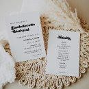 Recherche de semaine invitations Typographie