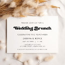 Recherche de déjeuner de mariage invitations Noir et blanc