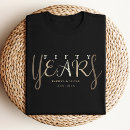 Recherche de anniversaire mariage 50 ans de tshirts Élégant