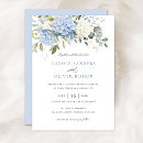 Recherche de blue hydrangea mariage invitations De élégante