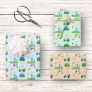 Recherche de naissance papier cadeau Vert