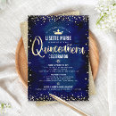 Recherche de quinceanera bleu marine invitations Latina espagnole mexicaine
