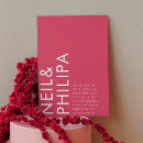 Recherche de noir et rouge mariage invitations Minimaliste