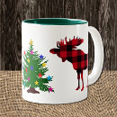 Recherche de rouge plaid tasses Rustique