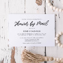 Recherche de typography bridal shower invitations Modern