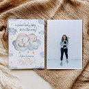 Recherche de bébé éléphant invitations Aquarelle