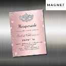 Recherche de masquerade 16ans anniversaire invitations Argent
