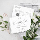 Suche nach minimalist save the date Black