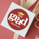 Recherche de red graduation party autocollants Classe de 2024