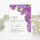 Recherche de lilac baby shower invitations Aquarelle