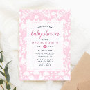 Recherche de peony baby shower invitations Floral