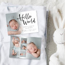 Suche nach newborn birth einladungen Minimalist