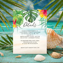 Suche nach hibiscus wedding einladungen Tropical