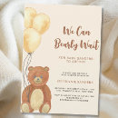 Recherche de bear shower invitations Nous pouvons attendre