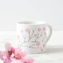 Recherche de fleurs de cerisier roses tasses Floral