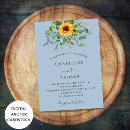 Recherche de tournesol mariage invitations Eucalyptus