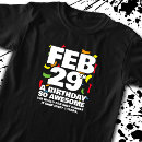 Recherche de année bissextile tshirts Jour du saut