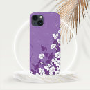 Recherche de pourpre illustration iphone coques Fleur