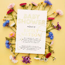 Recherche de gold foil baby shower invitations Neutre