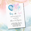 Recherche de pastel gender reveal invitations Élégant