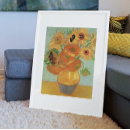 Suche nach vase mit zwölf sonnenblumen poster Post impressionismus