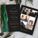 Recherche de emerald green gold invitations Chic