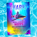 Recherche de shark invitations D'anniversaire