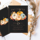 Recherche de moisson invitations Citrouille