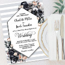 Recherche de lisse invitations Noir et blanc