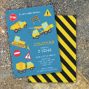 Recherche de de camion anniversaire invitations Construction