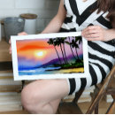 Suche nach tropische inseln poster Aquarell