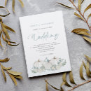 Recherche de turquoise et blanc invitations Minimaliste