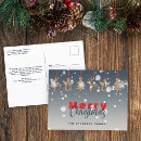 Suche nach fallende schneeflocken postkarten Winterwunderland